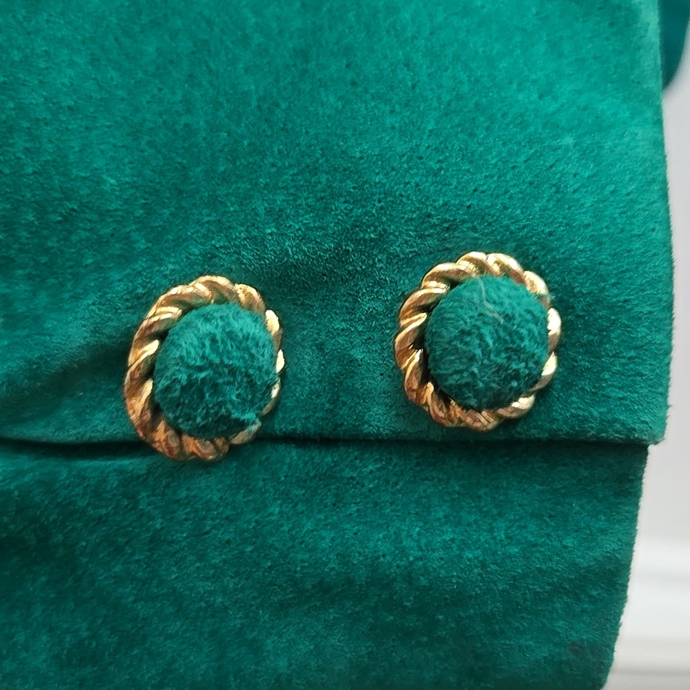 ⭐️ Host Pick ⭐️Danier Leather |  Suede Green Belted Skirt Set - Picture 8 of 14